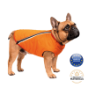 Sustainable Dog Jacket Vest - Orange - XS-2