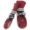 Dog Helios 'Traverse' Premium Grip High-Ankle Outdoor Dog Boots - Red - X-S